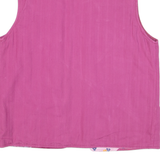 Reversible Womens Gilet Pink Patchwork M