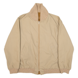 DIXIMAN Reversible Mens Bomber Jacket Beige M