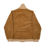 DIXIMAN Reversible Mens Bomber Jacket Beige M