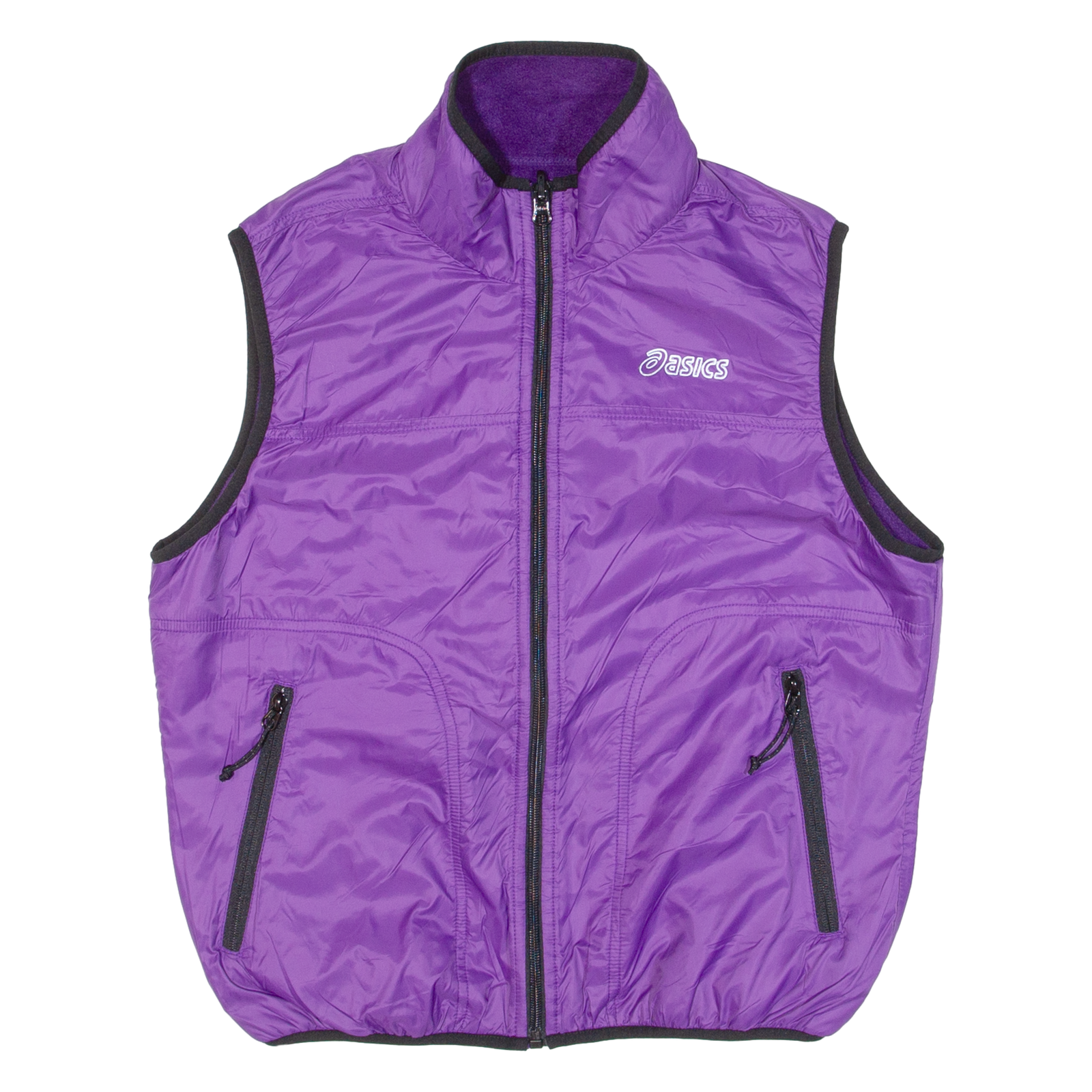 ASICS Reversible Womens Gilet Purple Nylon M