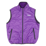ASICS Reversible Womens Gilet Purple Nylon M