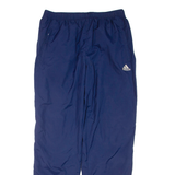 ADIDAS Mens Track Pants Blue Tapered L W32 L32