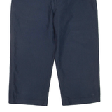 ELLESSE 3/4 Womens Track Pants Blue Straight UK 10 W27 L20