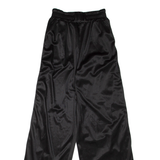 DIESEL Side Poppers Mens Sweatpants Black Wide-Leg S W24 L30