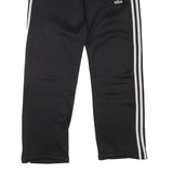 ADIDAS Brooklyn Nets Womens Sweatpants Black Straight UK 14 W32 L29