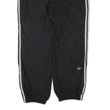 ADIDAS Womens Track Pants Black Tapered UK 16 W32 L31