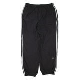 ADIDAS Womens Track Pants Black Tapered UK 16 W32 L31