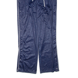 FILA Side Poppers All Over Print Womens Track Pants Blue Straight UK 12 W30 L30