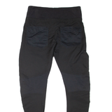 NIKE Womens Track Pants Black Tapered UK 14 W34 L33