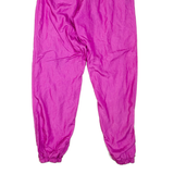 DIADORA Shell Womens Track Pants Pink 90s Nylon Tapered S W26 L30