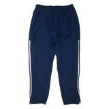 ADIDAS Mens Track Pants Blue Tapered L W30 L30