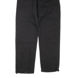 KAPPA Mesh Lined Mens Track Pants Black Straight S W24 L32
