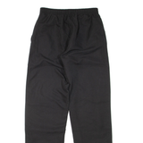 KAPPA Mesh Lined Mens Track Pants Black Straight S W24 L32