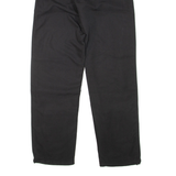 KAPPA Mesh Lined Mens Track Pants Black Straight S W24 L32