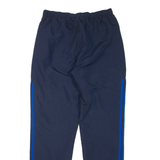 ADIDAS Mens Track Pants Blue Tapered S W28 L30