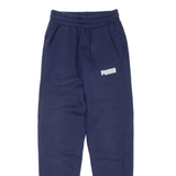 PUMA Mens Joggers Blue Tapered XS W26 L29