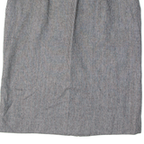 EVAN PICONE Womens Pencil Skirt Black Knee Length Wool 90s Houndstooth L