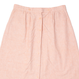 PANTHER Womens A-Line Skirt Pink Knee Length M
