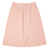 PANTHER Womens A-Line Skirt Pink Knee Length M
