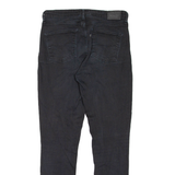 LEVI'S 721 High Rise Womens Jeans Black Regular Skinny W30 L29