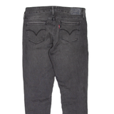 LEVI'S Womens Jeans Black Regular Skinny Stone Wash W28 L25