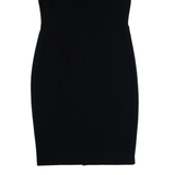 MAX MARA STUDIO Womens Pencil Dress Black Short Sleeve Midi M