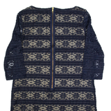 PHASE EIGHT Womens Pencil Dress Blue Lace Knee Length UK 14