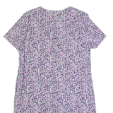 COS Womens Day Dress Pink Striped Short Sleeve Knee Length M