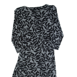 PHASE EIGHT Womens Bodycon Dress Grey Floral Knee Length UK 12