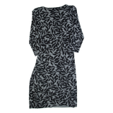 PHASE EIGHT Womens Bodycon Dress Grey Floral Knee Length UK 12