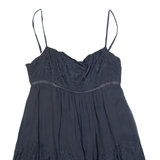 MINT VELVET Womens Mini Dress Grey Sleeveless Short UK 12