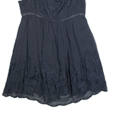 MINT VELVET Womens Mini Dress Grey Sleeveless Short UK 12