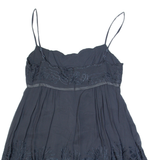 MINT VELVET Womens Mini Dress Grey Sleeveless Short UK 12