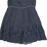 MINT VELVET Womens Mini Dress Grey Sleeveless Short UK 12