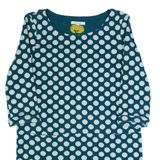 WHITE STUFF Womens Shift Dress Blue Polka Dot Short UK 12