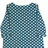 WHITE STUFF Womens Shift Dress Blue Polka Dot Short UK 12