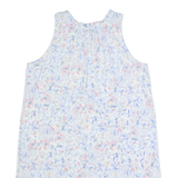 LAUREN RALPH LAUREN Womens Shift Dress Blue Floral Sleeveless Knee Length S