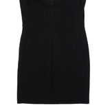 TED BAKER Womens Bodycon Dress Black Sleeveless Knee Length S