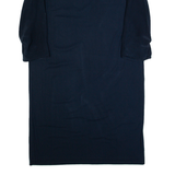 COS Womens Shift Dress Blue Long Sleeve Midi S