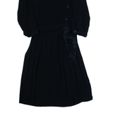 & OTHER STORIES Womens Day Dress Black Knee Length S