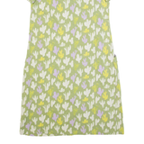 WHITE STUFF Cactus Womens T-Shirt Dress Green Short Sleeve Knee Length UK 10