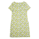WHITE STUFF Cactus Womens T-Shirt Dress Green Short Sleeve Knee Length UK 10