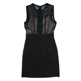 BCBGMAXAZRIA Womens Pencil Dress Black Sleeveless Knee Length S