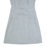 MICHAEL KORS Womens Fit & Flare Dress Grey Sleeveless Knee Length S