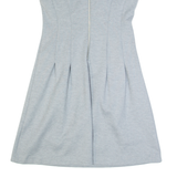 MICHAEL KORS Womens Fit & Flare Dress Grey Sleeveless Knee Length S