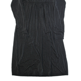 MAX MARA STUDIO Womens Day Dress Grey Long Sleeve Midi L