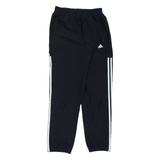 ADIDAS Mens Track Pants Black Tapered S W26 L30