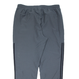 ADIDAS Mens Track Pants Grey Tapered XL W34 L30