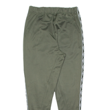 UMBRO Mens Track Pants Green Tapered L W32 L30