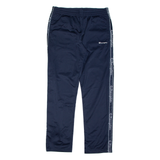 CHAMPION Mens Track Pants Blue Wide-Leg 2XL W36 L33